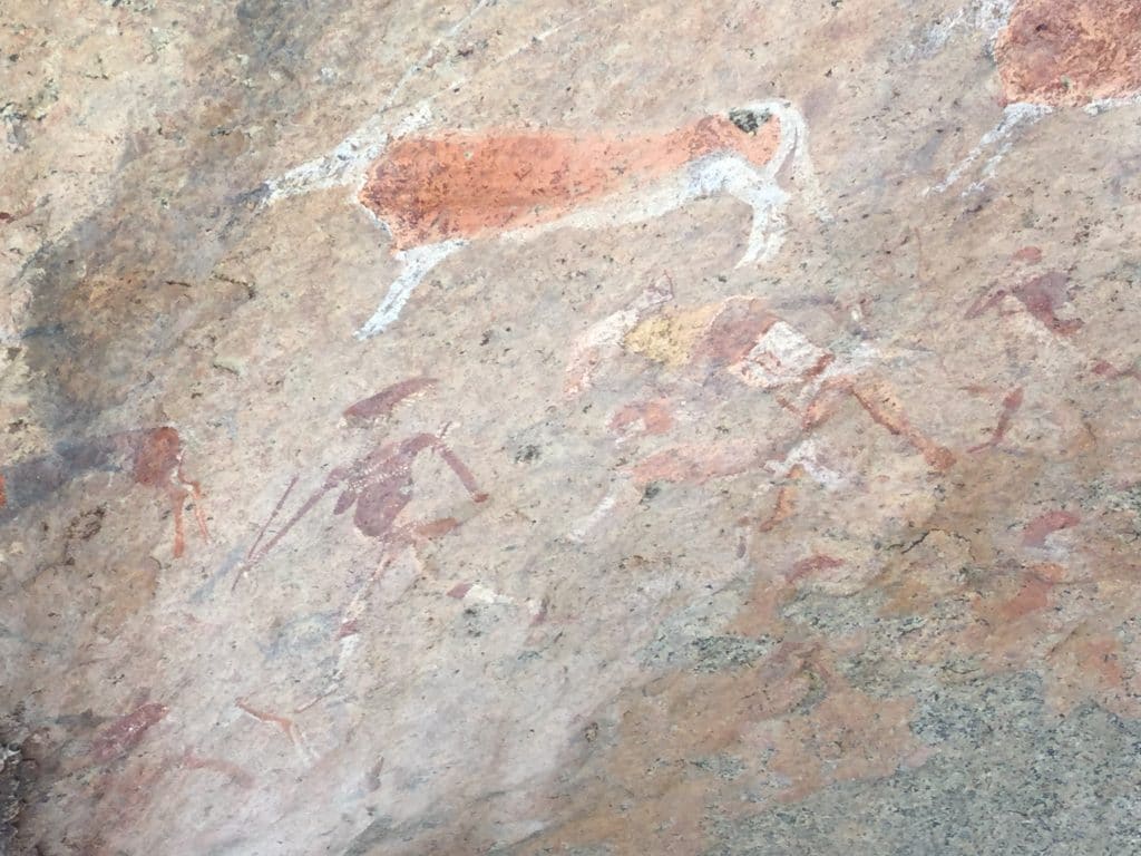 Ancient mountain rock art 